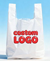 Kantong Kemasan Poli Logo Kustom, Kantong Belanja Plastik Poli yang Dapat Digunakan Kembali untuk Kemasan Kaos