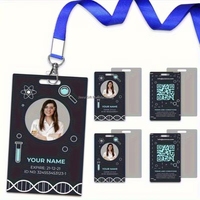 Cordon de cou en polyester Sunshine pour badge d'identification avec porte-carte et crochet – Ensemble de badges événementiels personnalisables