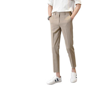 Pantalon décontracté d'été pour homme, coupe slim, léger, fluide, style coréen, tendance, infroissable, pour jeunes professionnels - Product Image 5