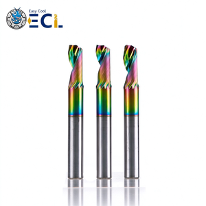 Fresa de un filo de carburo sólido Easy Cool con recubrimiento AlTiN para centros de mecanizado CNC, corte HRC60 - Product Image 1