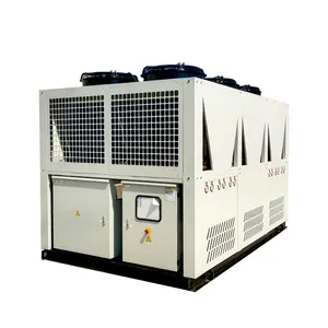 Compresor de desplazamiento Industrial, Enfriador de agua de sistema de refrigeración duradero y fiable, 60hp 4, gran oferta