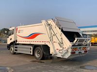 Camion à ordures urbain Dongfeng 15 CBM, compacteur hydraulique diesel, chargeur arrière 4x4, moteur, boîte de vitesses, émission Euro 6