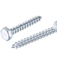 Vis à tête fraisée Torx en acier inoxydable 304, type 17 points, pour bois d'extérieur