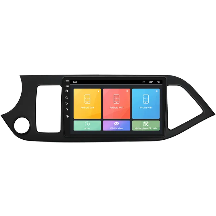 Dual Hoofdsteun Monitoren Frame Auto Accessoires Mp3 Auto Dvd Speler Voor Kia Picanto Rio 2011-2015