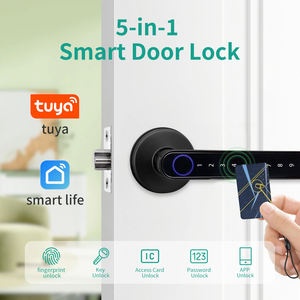 Tuya House Smart Lock <span class=keywords><strong>Verrouillage</strong></span> <span class=keywords><strong>automatique</strong></span> des portes Option de priorité manuelle Cerradura Inteligente pour hôtels TTLOCK Données de la carte mémoire - Product Image 2