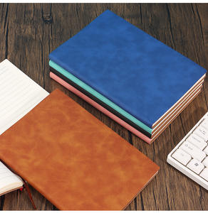 A5 Spiral Notebook Customized Logo Business Office Enterprise PU & Dorian Paper <b>Diary</b> Thickened Simple Gift <b>Custom</b> Packing - Product Image 3