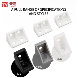 Soporte Moderno para Estantes de Muebles de ABS, Soporte de Esquina y Conector para Cocina, Dormitorio y Hotel - Product Image 2