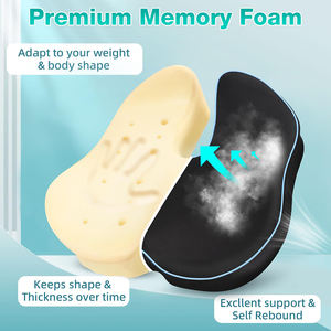 <span class=keywords><strong>Coussin</strong></span> de fesses orthopédique antidérapant chaise de bureau mi-ferme oreiller assis soulagement de la <span class=keywords><strong>douleur</strong></span> <span class=keywords><strong>coussin</strong></span> de siège de voiture en mousse à mémoire de forme Anti-décubitus - Product Image 2