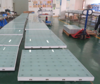 Piste de danse LED numérique magnétique blanche à installation rapide pour mariages et événements
