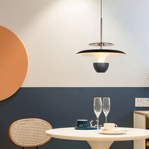 Lámpara Colgante Estilo Espacial para Comedor, Cocina, Restaurante, Decoración de Interiores para el Hogar, Metal y Acrílico de Alta Calidad, Lámpara Colgante UFO Estable - Product Image 3