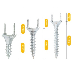 Vis de sécurité invisibles spéciales à tête double autotaraudeuses pour plinthes <span class=keywords><strong>en</strong></span> bois massif, sans joint, <span class=keywords><strong>en</strong></span> forme de Y - Product Image 1