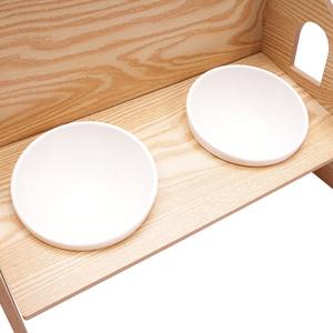 منزل كلب ريفي حديث من الخشب الصلب ، منزل فاخر في الهواء الطلق جيد التهوية ، أثاث حيوان أليف ، نمط حيواني للزواحف والقطط - Product Image 4