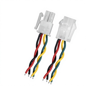 Nouveau faisceau de câblage pour batteries énergétiques, assemblage de fils toronnés électroniques, âme en cuivre, 12V, isolation PVC IP67, bornes en caoutchouc pour connexion - Product Image 2
