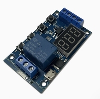 DC 5-36V 12V 24V double MOS LED relais de temporisation numérique déclencheur Cycle minuterie retard interrupteur Circuit imprimé Module de contrôle de synchronisation bricolage