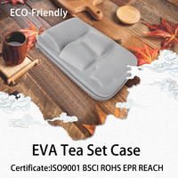 Étui de voyage rigide en EVA pour machine à café et ensemble de tasses à thé, sac de protection portable