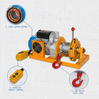 Palans électriques à câble de 1 tonne, pour levage industriel, robustes, sûrs, durables, de type fixe