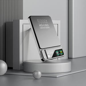 Cargador Inalámbrico Magnético LF17 con Carga Rápida de 15W, Cuerpo Ultrafino de Aleación de Aluminio, Pantalla TFT de 5000/10000mAh y Soporte - Product Image 6