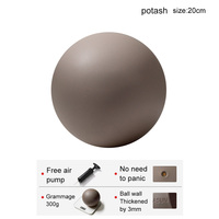 Pelota de Pilates Pequeña de 20 cm, Antiexplosión, de PVC, para Ejercicios de Fortalecimiento del Core, Recuperación del Suelo Pélvico, Fisioterapia, Gimnasio en Casa