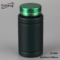 130ml PET médecine pot orange pilule capsule pharmaceutique bouteille avec argent or métal cap enfant bouchon preuve flip top cap