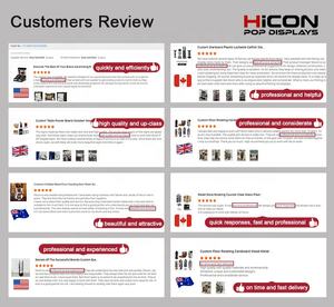 Le présentoir d'extension de cils de carton de POP de plancher, composent le présentoir - Product Image 5