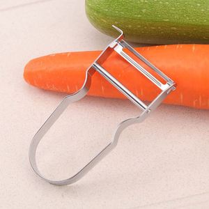 Pelador de Frutas y Verduras Manual Multifuncional de Acero Inoxidable, Ajustable, Plateado, Ecológico y Apto para Lavavajillas, Venta al Por Mayor - Product Image 3