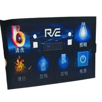Sakelar Tombol Membran Taktil Produsen, Keypad Kapasitif, Sakelar Membran Sentuh, Sakelar Sensitif Sentuh untuk Range Hood