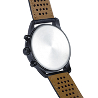 Montre Homme de Luxe Personnalisée en Gros, Montre-Bracelet à Quartz en Cuir pour Homme, Étanche, Lumineuse, Sportive, avec Date
