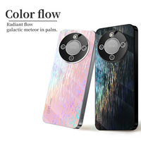 Étui de téléphone en TPU souple plaqué luxe avec protection d'appareil photo en verre Étui de téléphone portable pour HonorX9D Coques arrière