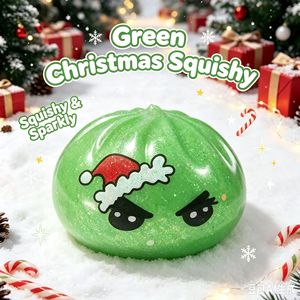 Hot selling gift <b>box</b> set Christmas series Squeezing Dumplings 8.5cm Stress Relief Tool Slow Rebound Cute Gift Toy unisex - Product Image 5