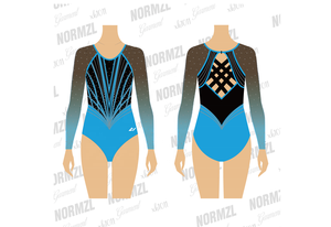 <span class=keywords><strong>Justaucorps</strong></span> de gymnastique personnalisé pour compétition, design en strass, vêtements de gymnastique pour filles, tenue de gymnastique, haut de danse pour club - Product Image 2