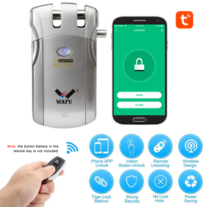 WAFU WF-019W Tuya App Điều khiển từ xa bằng WiFi Khóa cửa thông minh có thiết kế chống trộm bền bỉ và thân thiện với môi trường - Product Image 2