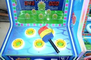 Máquina de Juego Arcade de Golpear Ranas con Monedas Frog Paradise para Niños - Product Image 5