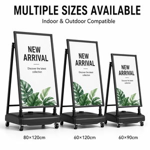 Panneaux publicitaires pliables portables en acier galvanisé de qualité professionnelle <span class=keywords><strong>BOZE</strong></span>, robustes et modernes, pour la publicité extérieure - Product Image 3
