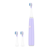 Nouvelle conception de brosse à dents électrique sonique rechargeable pour enfants Bs52 avec capteur de pression, nettoyage des dents, 3 modes réglables