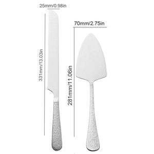 Spatules de pâtisserie en acier inoxydable Chaodeli, coupe-tarte et coupe-gâteau, spatule à dessert - Product Image 6
