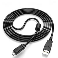 Cable de Sincronización de Datos USB VMC 15FS para Videocámara Sony Handycam, Conector Semicircular de 10 Pines, Cable de Datos para Cámara, OEM ODM Personalizable