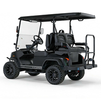Voiturette de golf électrique 4 places DC-H-F2+2, modèle surélevé, en promotion, pour la chasse