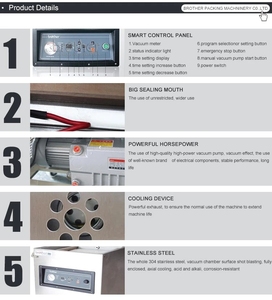 เครื่องซีลสูญญากาศแบบห้องเดียว รุ่น Bropack VM400E/B สำหรับซีลเนื้อ ข้าว ถั่ว ปลา กาแฟ - Product Image 4