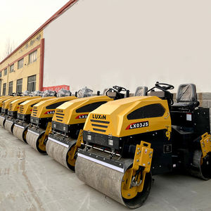 Straßenbaumaschine 1 Tonne 2 Tonnen 3 Tonnen Doppel- und Einzeltrommel Vibrations-Hydraulik-Asphalt-Rüttelwalze Fahrbare Mini-Verdichtungsmaschine - Product Image 3