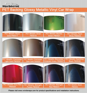 WRAPMASTER PET - Campionario di pellicole viniliche per wrapping <span class=keywords><strong>auto</strong></span>, pellicole colorate per veicoli - Product Image 6