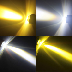 듀얼 컬러 오토바이 조명 시스템 3570 LED 라이트 <span class=keywords><strong>H4</strong></span> P15D BA20D Led 헤드 라이트 미니 운전 등 오토바이 - Product Image 3