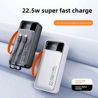 Banque d'alimentation portable 120W en gros d'usine, charge ultra-rapide, grande capacité 50000 mAh, interface d'entrée Type-C, LED, PVC