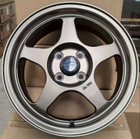 Rueda de Aleación de Aluminio Fundido Plateada de 15 Pulgadas 6.5J 4X100 para Automóviles de Pasajeros