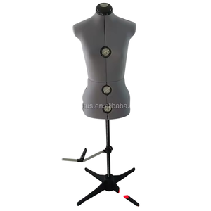 <span class=keywords><strong>Mannequin</strong></span> de tailleur de forme demi-corps de robe professionnelle <span class=keywords><strong>réglable</strong></span> de conception classique - Product Image 3