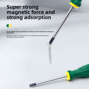 Juego de Destornilladores Magnéticos Multifuncionales de Acero Cromado Cr_V de Alta Calidad Profesional, Juego de Destornilladores DIY OEM con Puntas Phillips/Plana <span class=keywords><strong>PH4</strong></span> - Product Image 3