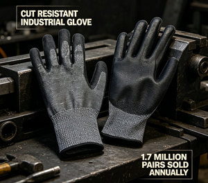 Gants de protection NMSHIELD 1,7M certifiés EN388 ANSI/<span class=keywords><strong>ISEA</strong></span>, résistance au coupure niveau 4, enduits de PU, résistants aux <span class=keywords><strong>d</strong></span>échirures, pour le travail - Product Image 2