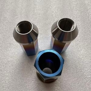 Nhà máy cung cấp GR5 Titan Lug bu lông M14 bánh xe Lug hạt titan M12 Titan cầu vồng bánh xe Lug hạt cho xe đua - Product Image 5