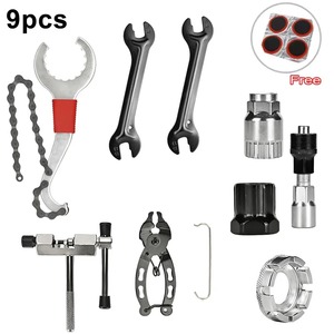 Kit d'outils pour vélo, outils de réparation de vélo professionnels avec clé de démontage de cassette, brise-chaîne, outil d'entretien - Product Image 3