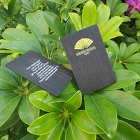 Carte-clé professionnelle en bois Nichen One personnalisée, 48 octets, en bambou Sapele, ultra-légère, avec puce EV1, écologique, RFID/NFC, ISO14443A