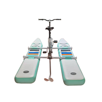 Waterbike gonflable personnalisé mer vélos d'eau simple/double personne